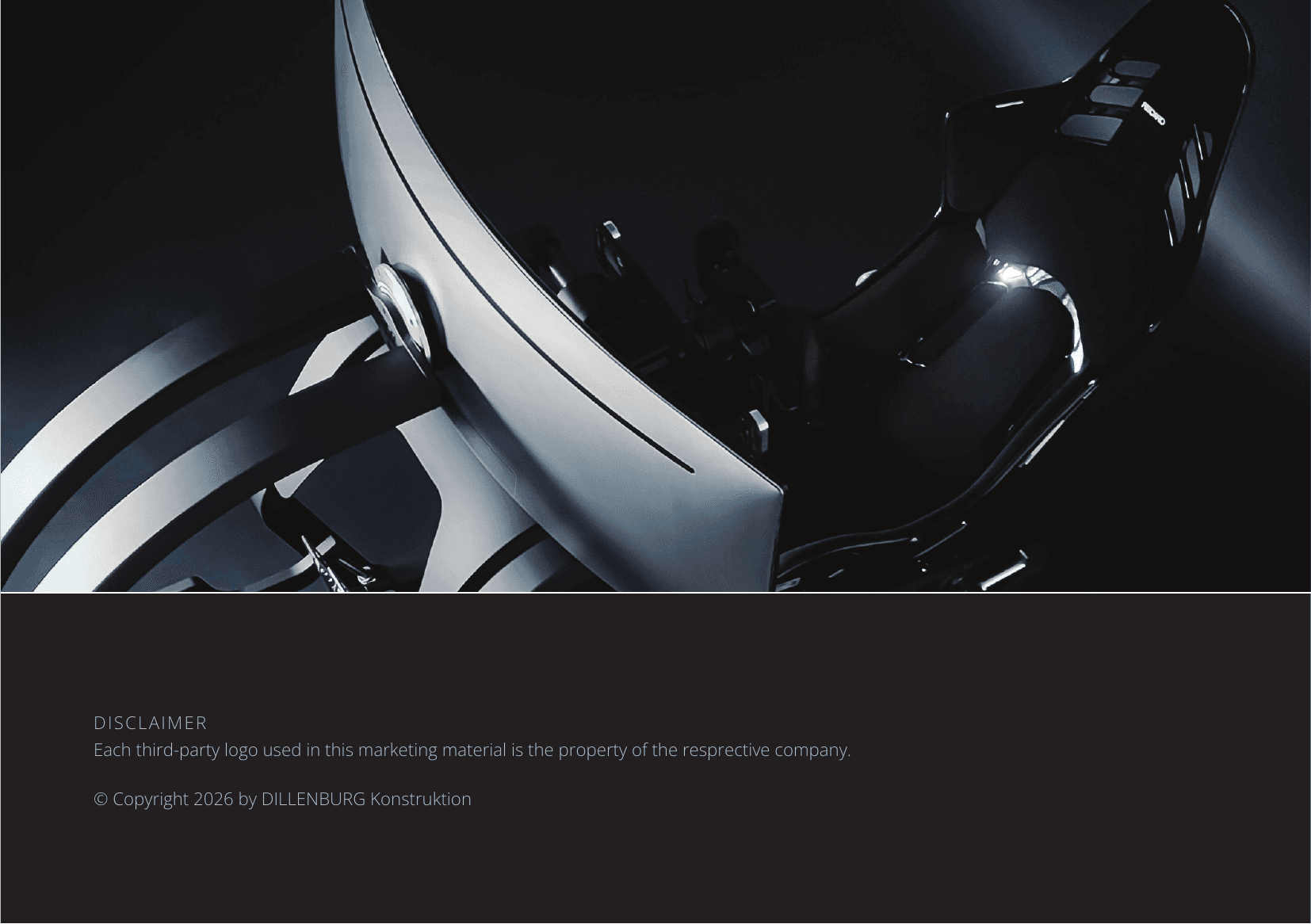 DK R01 Simulator — dramatic angle